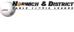 Norwich & District Table Tennis League Logo