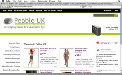 eCommerce Website Redesign » Pebble UK